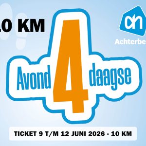 Ticket 10 KM - Avond4Daagse Steenbergen 9 t/m 12 juni 2026