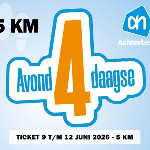 Ticket 5 KM - Avond4Daagse Steenbergen 9 t/m 12 juni 2026