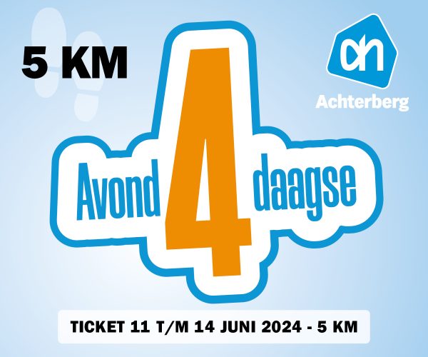Ticket 5 KM - Avond4Daagse Steenbergen 11 t/m 14 juni 2024